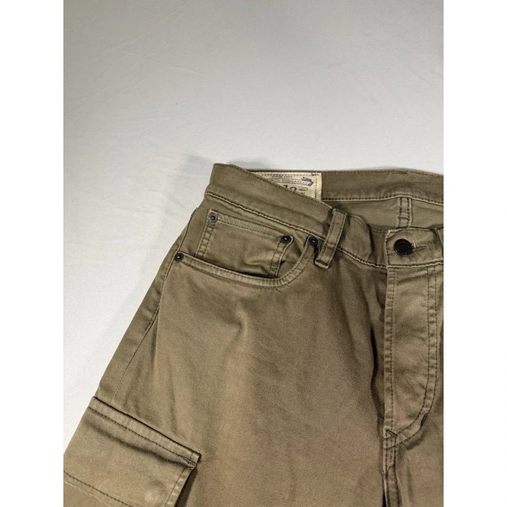 Polo Ralph Lauren Cargo Pants Olive Green 29x30 Stretch Utility Y2K